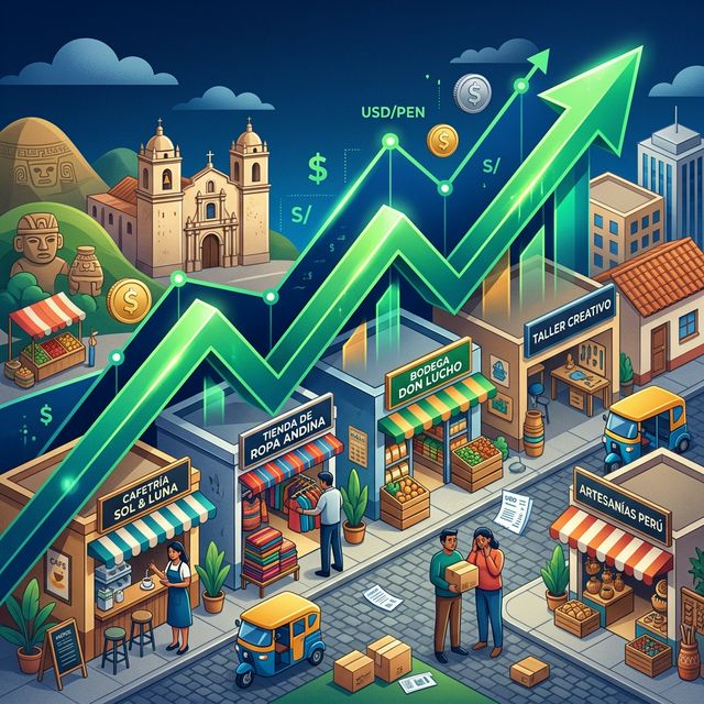 Cómo la subida del dólar afecta a las PYMEs en Perú